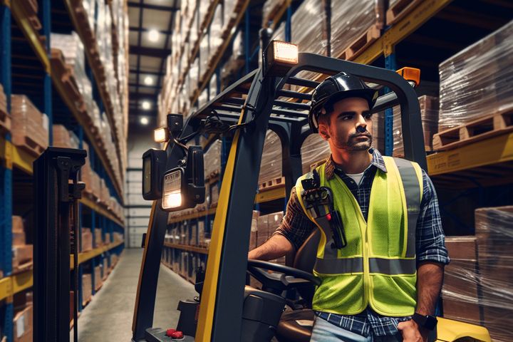 un carretillero en estados unidos ffaa