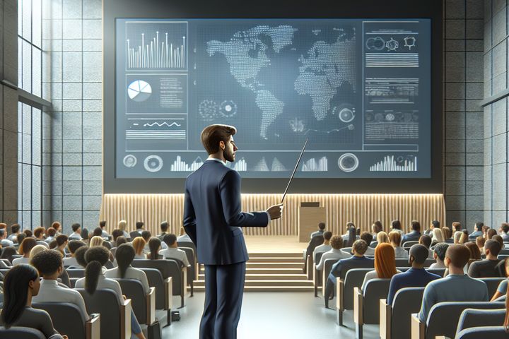 un conferenciante en estados unidos 3a91