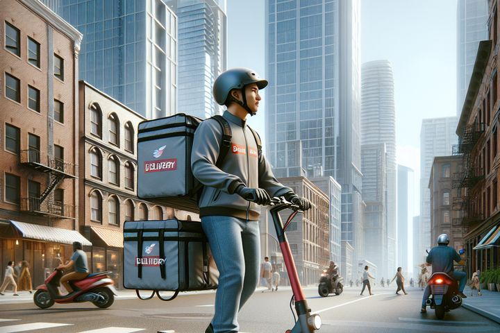 un domiciliario en estados unidos 3dfd