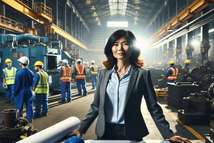 un gerente industrial en estados unidos f9f5