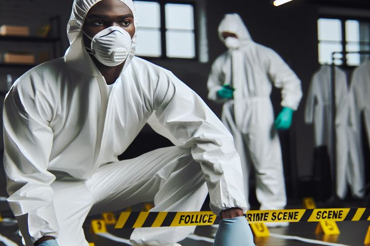 un limpiador de escenas del crimen en estados unidos bb85