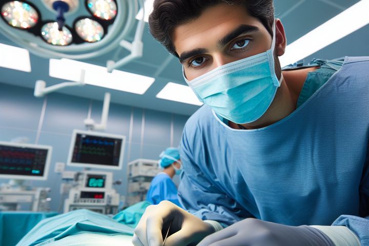 un medico cirujano general en estados unidos f3b2