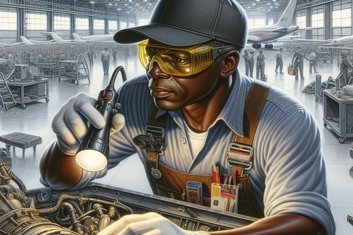 un tecnico de mantenimiento de aviones en estados unidos c09b