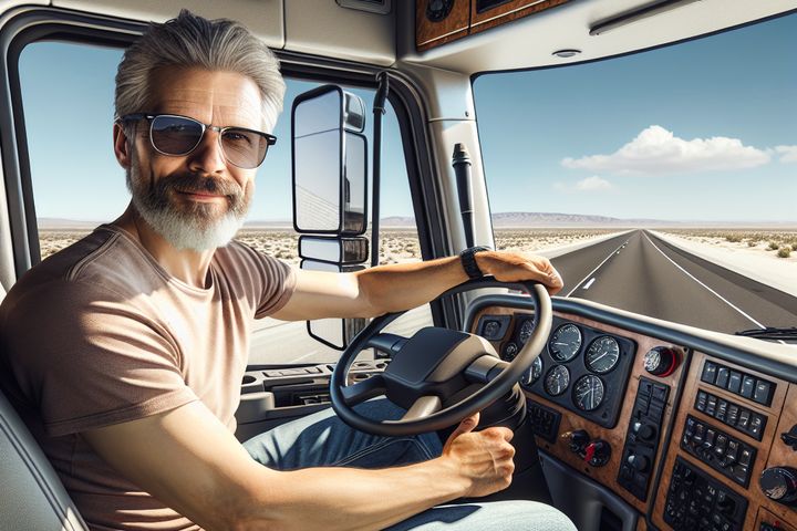 un truck driver en estados unidos c9d5