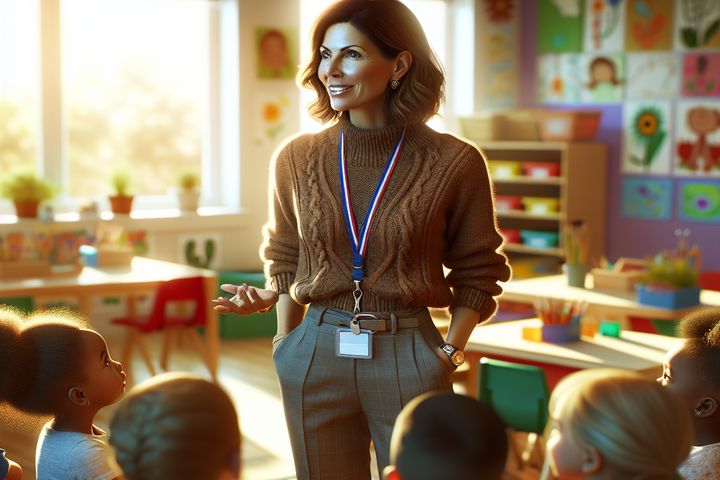 una directora de preescolar en estados unidos 385b