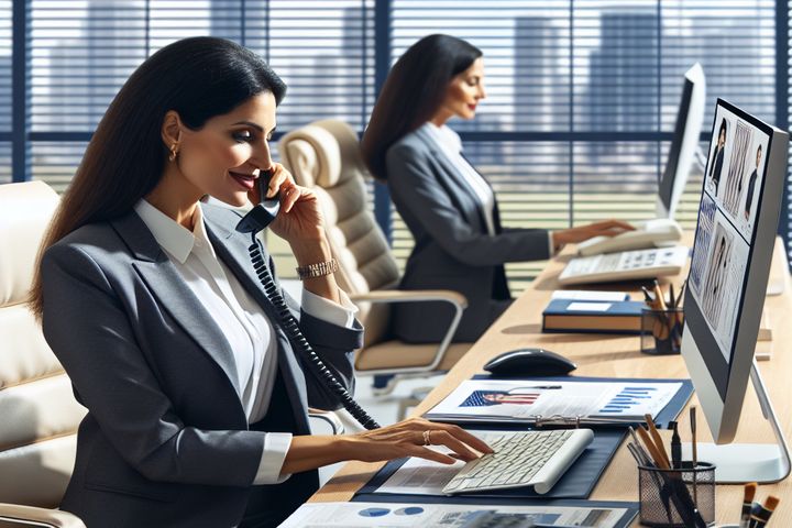 una secretaria ejecutiva en estados unidos 10c9